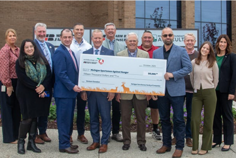 group with large check