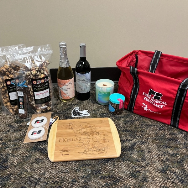 Giveaway basket